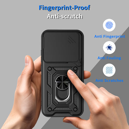 Skyddsfodral för Realme GT 8 Pro, Techsuit, CamShield (Rund kamerautskärning), Blå