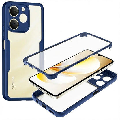 Skyddsfodral för Realme Note 70T, Techsuit, ColorVerse 360, Blå