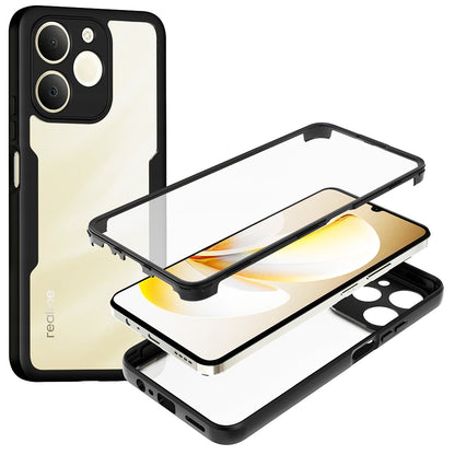 Skyddsfodral för Realme Note 70T, Techsuit, ColorVerse 360, Svart