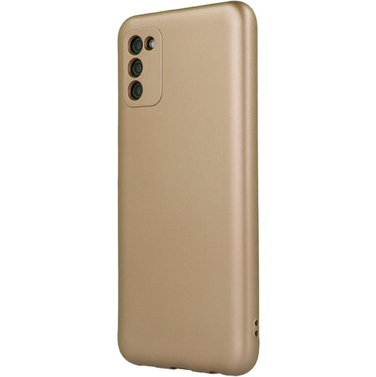 Fodral för Samsung Galaxy A14 A145 / A14 5G A146, OEM, Metallisk, Guldig