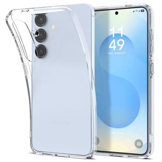 Skyddsfodral för Samsung Galaxy S25 S931, Spigen, Liquid Crystal, Transparent ACS08995