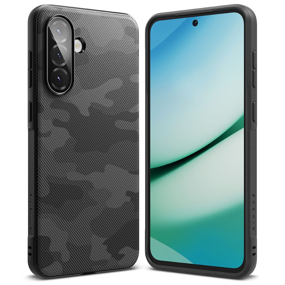 Skyddsfodral för Samsung Galaxy A36 A366, Ringke, Onyx Camo, Svart