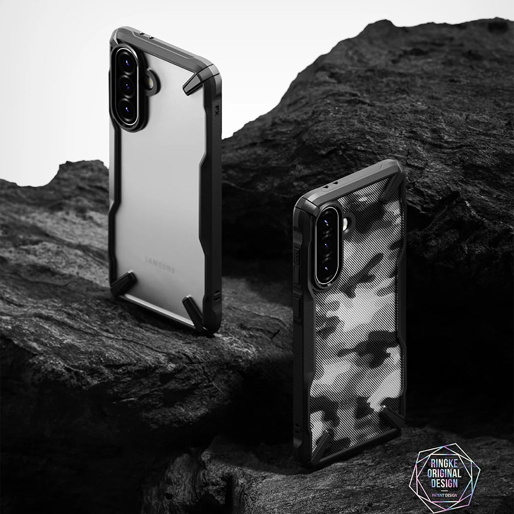 Skyddsfodral för Samsung Galaxy A56 A566 / A36 A366, Ringke, Fusion X Camo, Svart