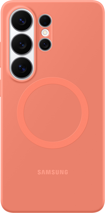 Fodral för Samsung Galaxy S26 Ultra S948, Silicone Magnet Case, Röd EF-ES948COEGWW