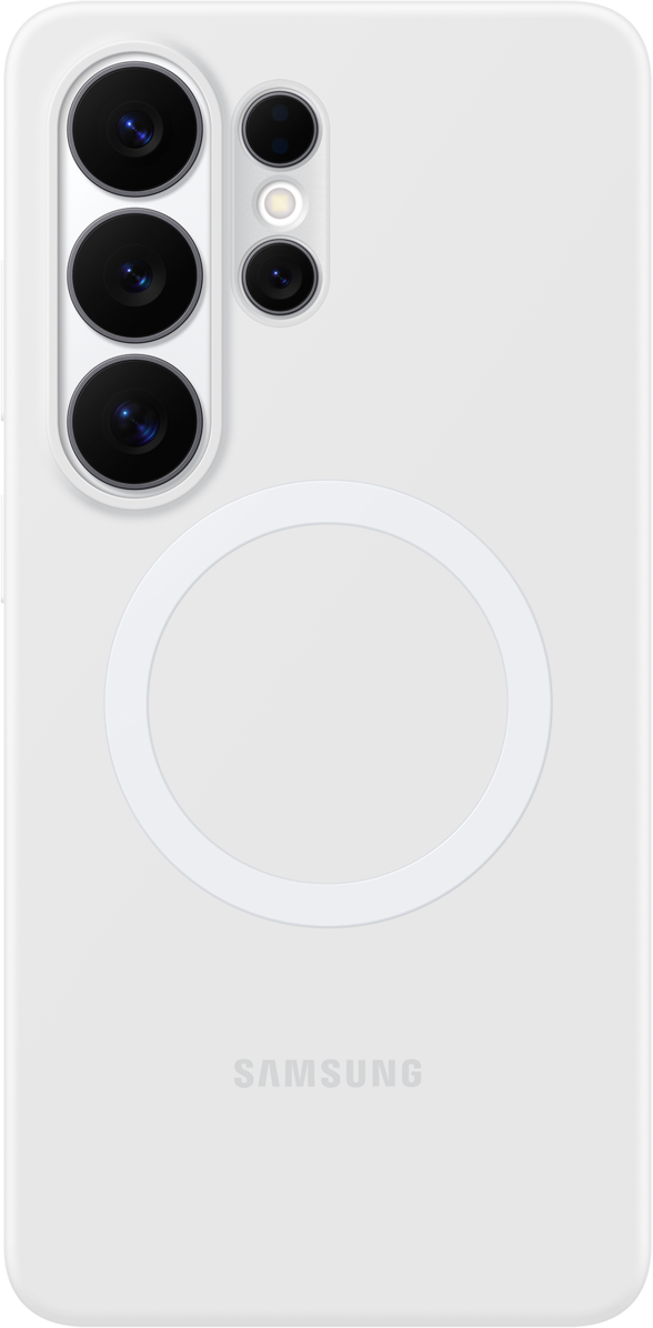 Fodral för Samsung Galaxy S26 Ultra S948, Silicone Magnet Case, Vit EF-ES948CWEGWW