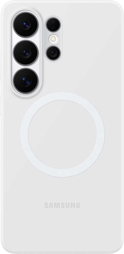 Fodral för Samsung Galaxy S26 Ultra S948, Silicone Magnet Case, Vit EF-ES948CWEGWW