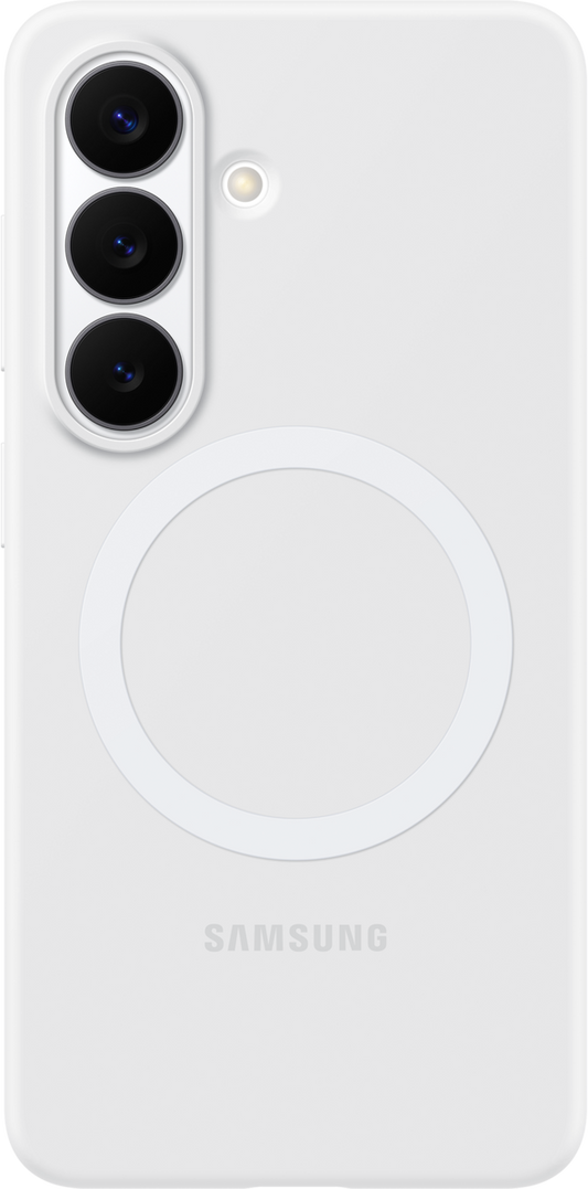 Skyddsfodral för Samsung Galaxy S26 S942, Silikon Magnetfodral, Vit EF-ES942CWEGWW