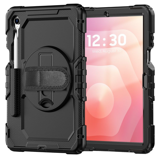 Fodral för Samsung Galaxy Tab S11, Tech-Protect, Solid360, Svart