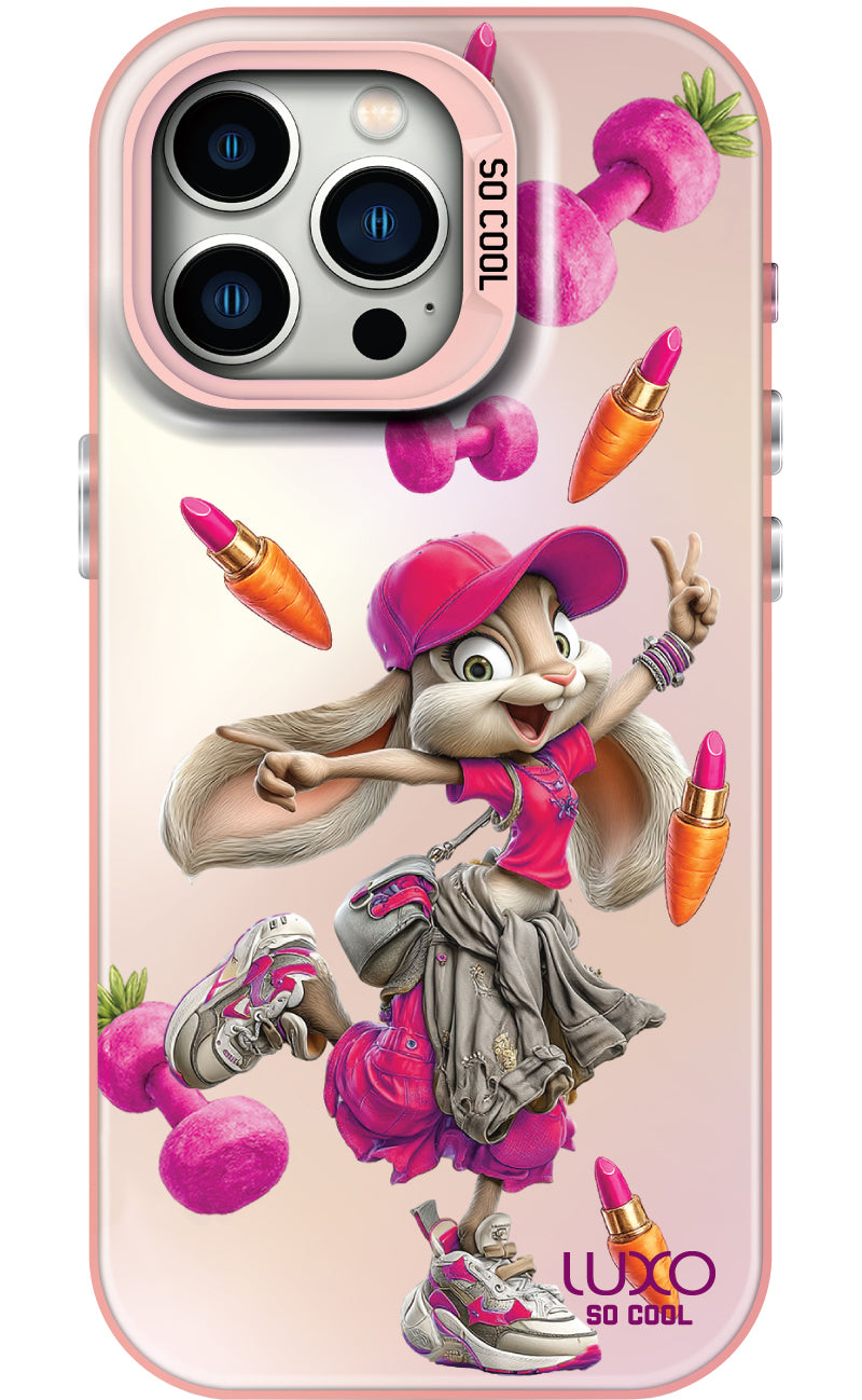 Fodral för Samsung Galaxy A15 5G A156 / A15 A155, LUXO So CooL, ArcadiA Rabbit, Flerfärgad