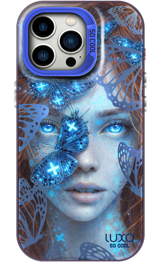 Fodral för Samsung Galaxy A05s A057, LUXO So CooL, ArcadiA Butterfly Girl, Flerfärgad