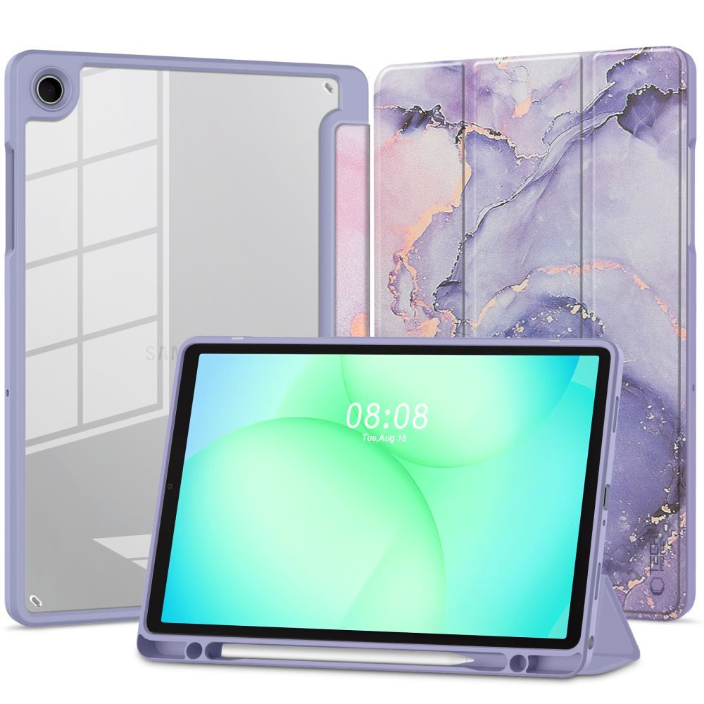 Fodral för Samsung Galaxy Tab A11 / Tab A9, Tech-Protect, SC PEN Hybrid, Lila