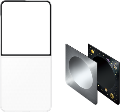 Fodral för Samsung Galaxy Z Flip8 F776, FlipSuit Case, Grå EF-FF776CJEGWW