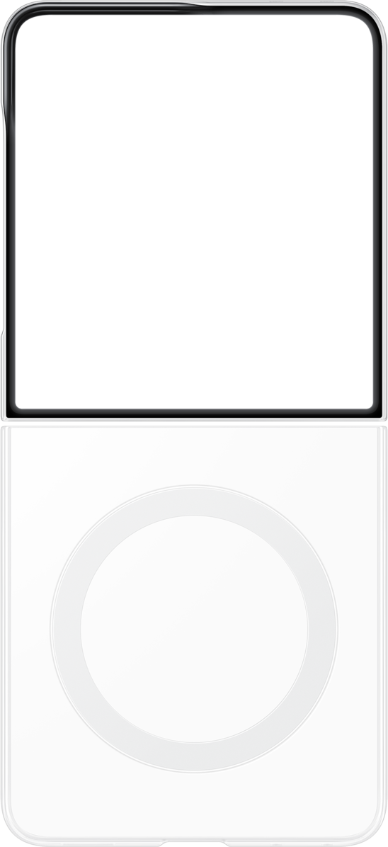Fodral för Samsung Galaxy Z Flip8 F776, Clear Magnet, Transparent EF-CF776CTEGWW