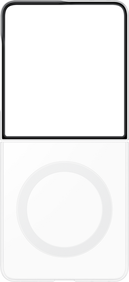 Fodral för Samsung Galaxy Z Flip8 F776, Clear Magnet, Transparent EF-CF776CTEGWW