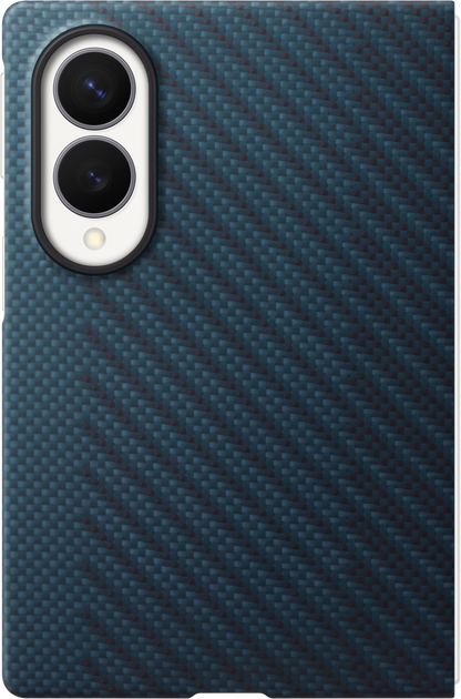Fodral för Samsung Galaxy Z Fold8 F971, Carbon Magnet Case, Marinblå EF-KF971SNEGWW