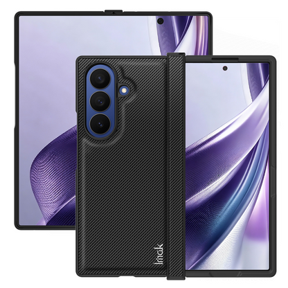 Fodral för Samsung Galaxy Z Fold8 Ultra F976, Imak, kolfiber, svart