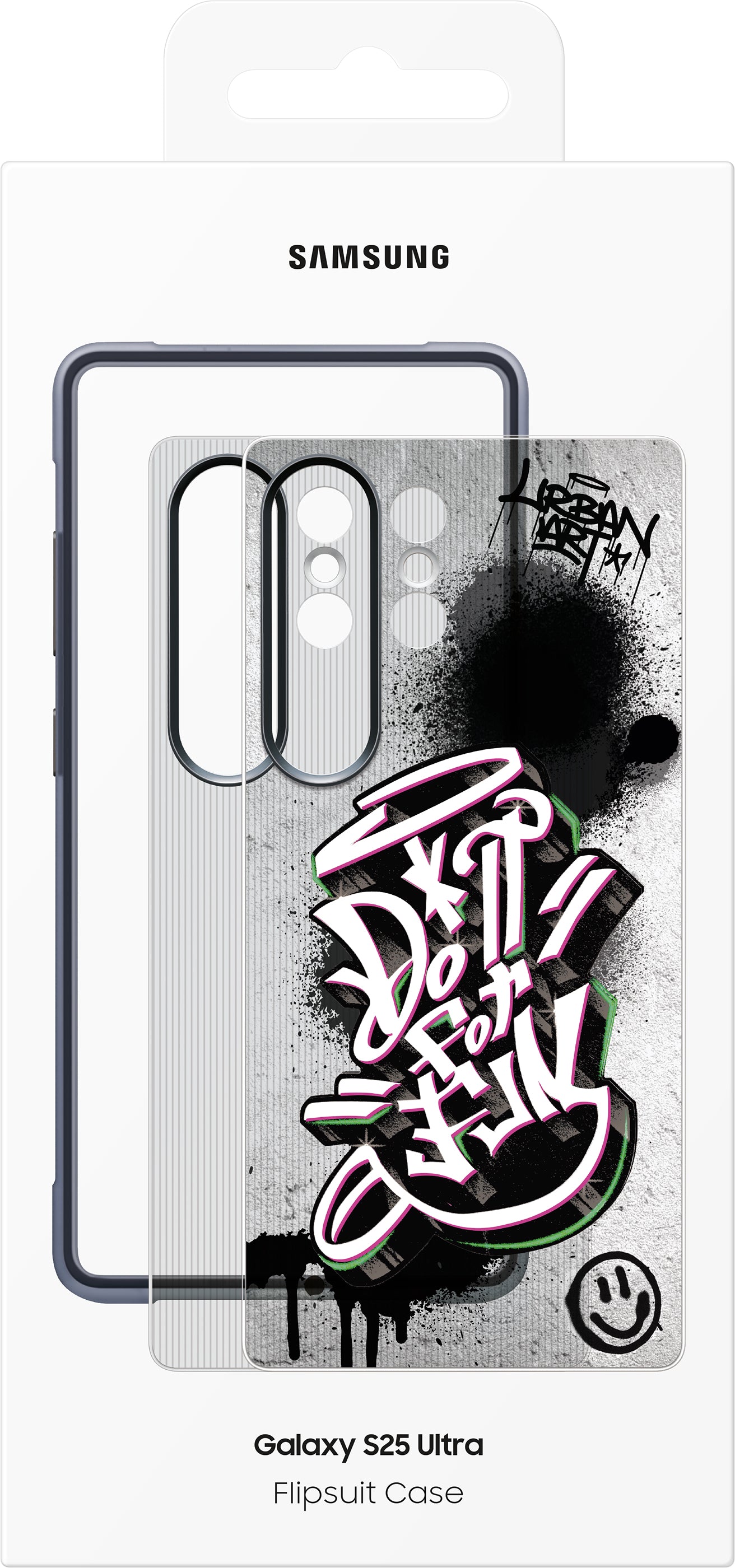 Fodral för Samsung Galaxy S25 Ultra S938, FlipSuit Rugged Case, Svart EF-JS938CBEGWW