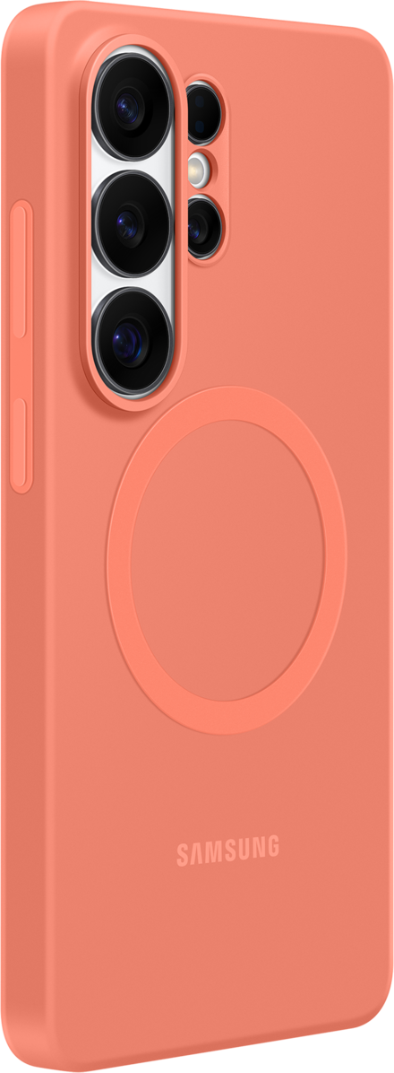 Fodral för Samsung Galaxy S26 Ultra S948, Silicone Magnet Case, Röd EF-ES948COEGWW