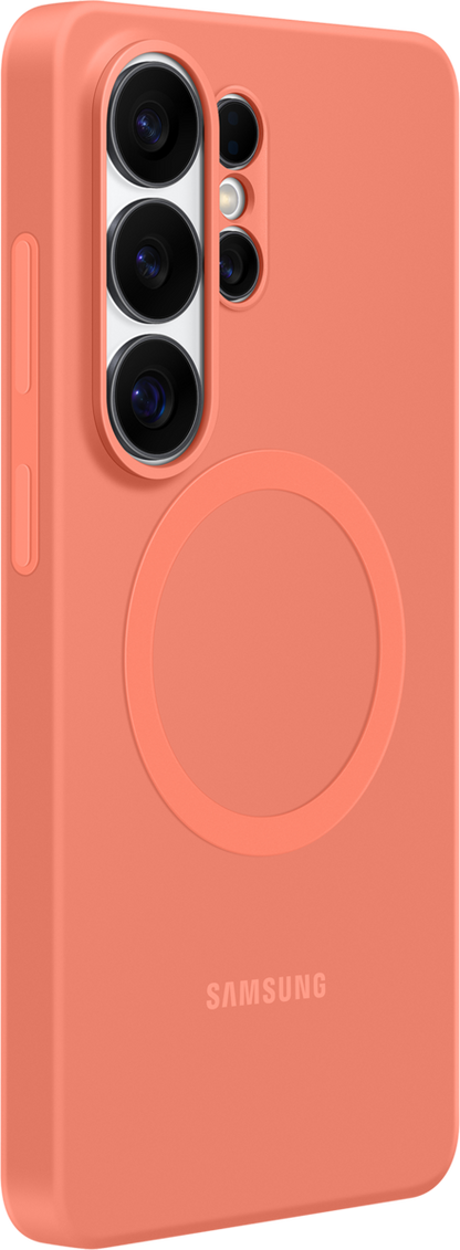 Fodral för Samsung Galaxy S26 Ultra S948, Silicone Magnet Case, Röd EF-ES948COEGWW