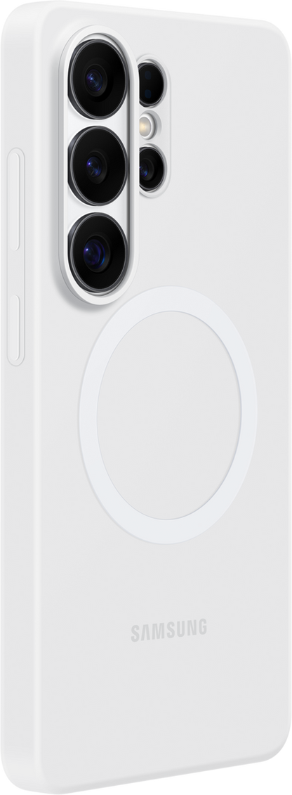 Fodral för Samsung Galaxy S26 Ultra S948, Silicone Magnet Case, Vit EF-ES948CWEGWW