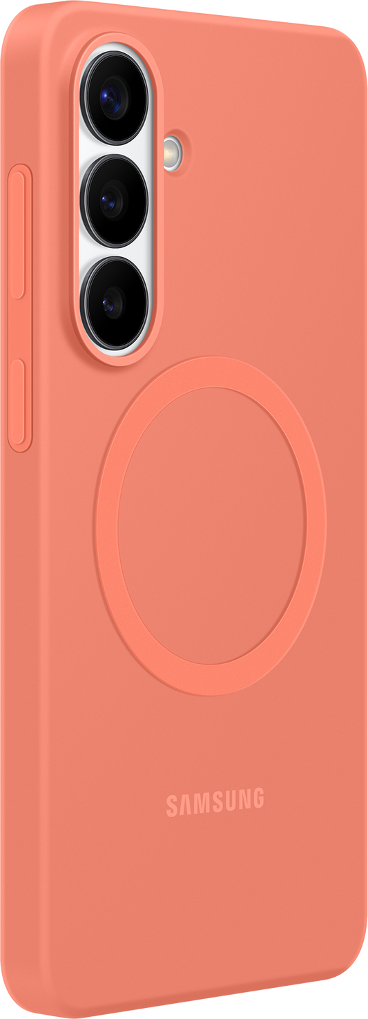 Fodral för Samsung Galaxy S26 Plus S947, Silicone Magnet Case, Röd EF-ES947COEGWW