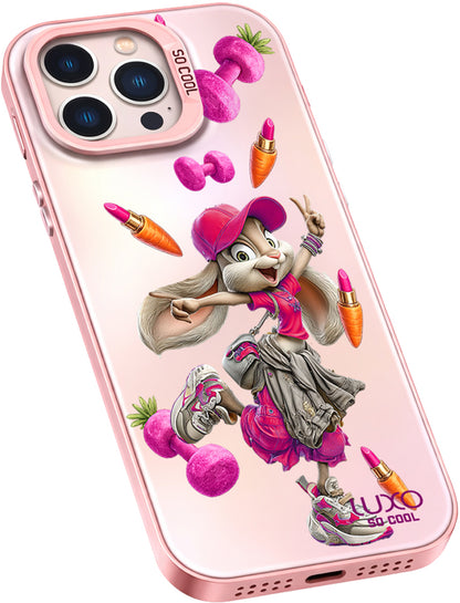 Fodral för Samsung Galaxy A14 A145 / A14 5G A146, LUXO So CooL, ArcadiA Rabbit, Flerfärgad