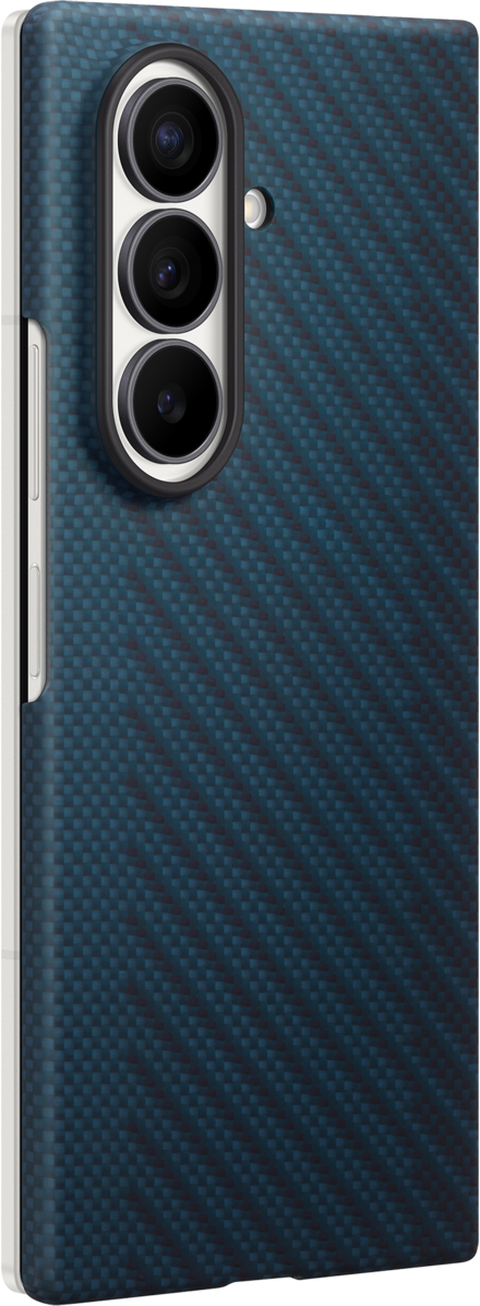 Fodral för Samsung Galaxy Z Fold8 Ultra F976, Carbon Magnet Case, Marinblå EF-KF976SNEGWW