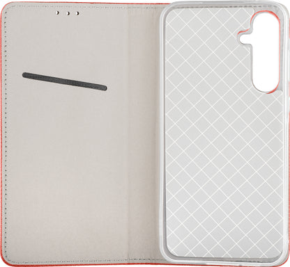 Fodral för Samsung Galaxy A26 A266, OEM, Smart Magnet, Röd