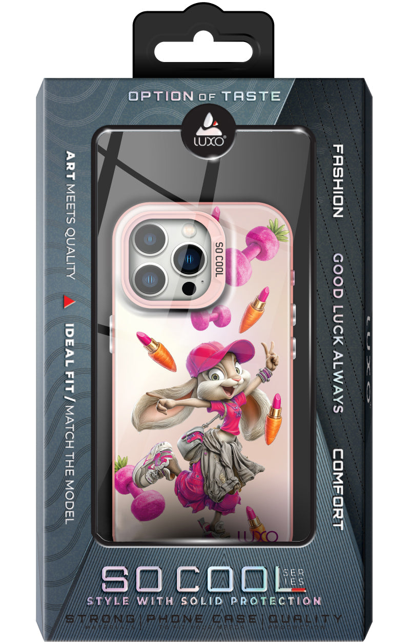 Fodral för Samsung Galaxy A15 5G A156 / A15 A155, LUXO So CooL, ArcadiA Rabbit, Flerfärgad