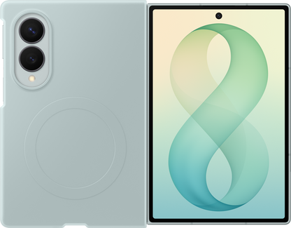 Fodral för Samsung Galaxy Z Fold8 F971, Silicone Magnet Case, Grön EF-EF971CGEGWW