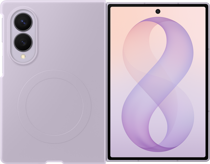 Fodral för Samsung Galaxy Z Fold8 F971, Silicone Magnet Case, Violet EF-EF971CVEGWW