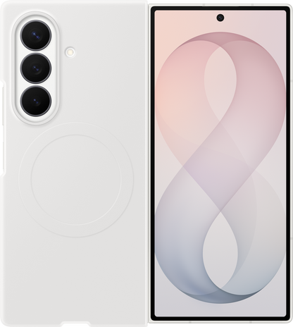 Fodral för Samsung Galaxy Z Fold8 Ultra F976, Silicone Magnet Case, Vit EF-EF976CWEGWW