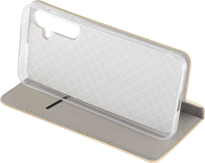 Fodral för Samsung Galaxy A05s A057, OEM, Smart Magnet, Guld