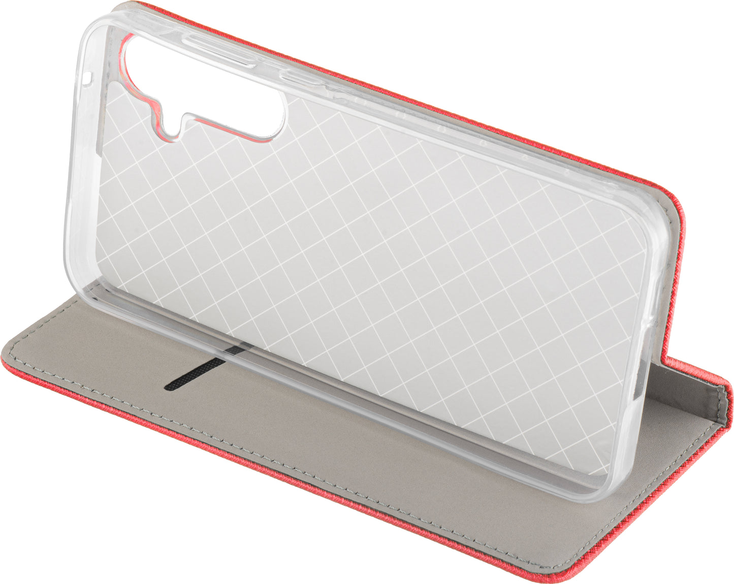 Fodral för Samsung Galaxy A26 A266, OEM, Smart Magnet, Röd