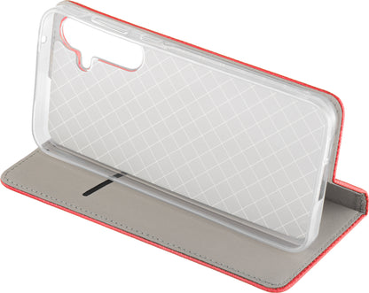 Fodral för Samsung Galaxy A26 A266, OEM, Smart Magnet, Röd