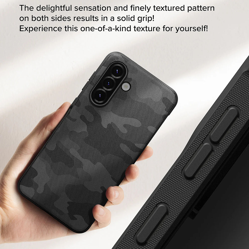 Skyddsfodral för Samsung Galaxy A56 A566 / A36 A366, Ringke, Onyx Camo, Svart