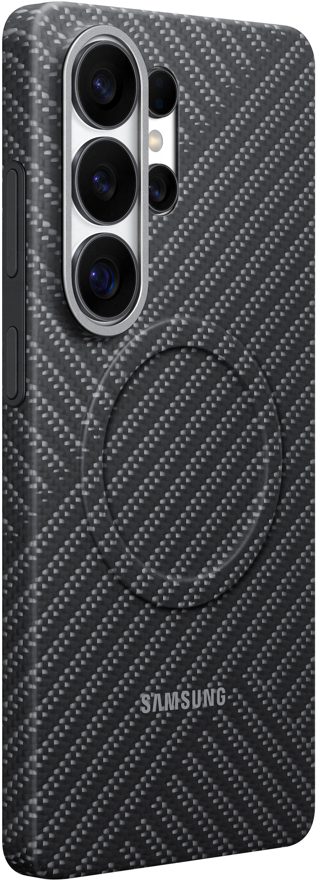 Fodral för Samsung Galaxy S26 Ultra S948, Carbon Magnet Case, Grå EF-KS948SSEGWW