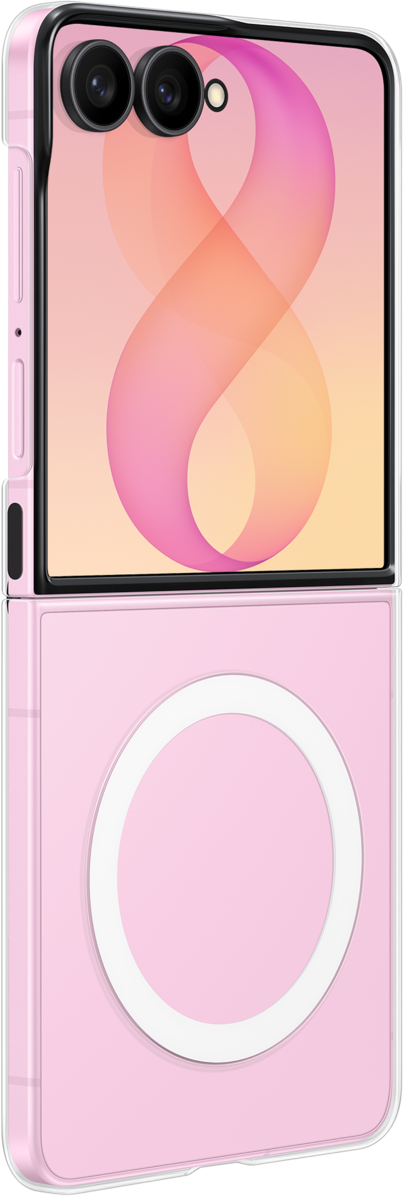 Fodral för Samsung Galaxy Z Flip8 F776, Clear Magnet, Transparent EF-CF776CTEGWW