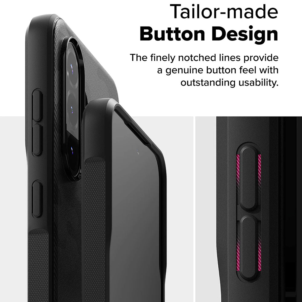 Skyddsfodral för Samsung Galaxy A56 A566 / A36 A366, Ringke, Onyx Camo, Svart