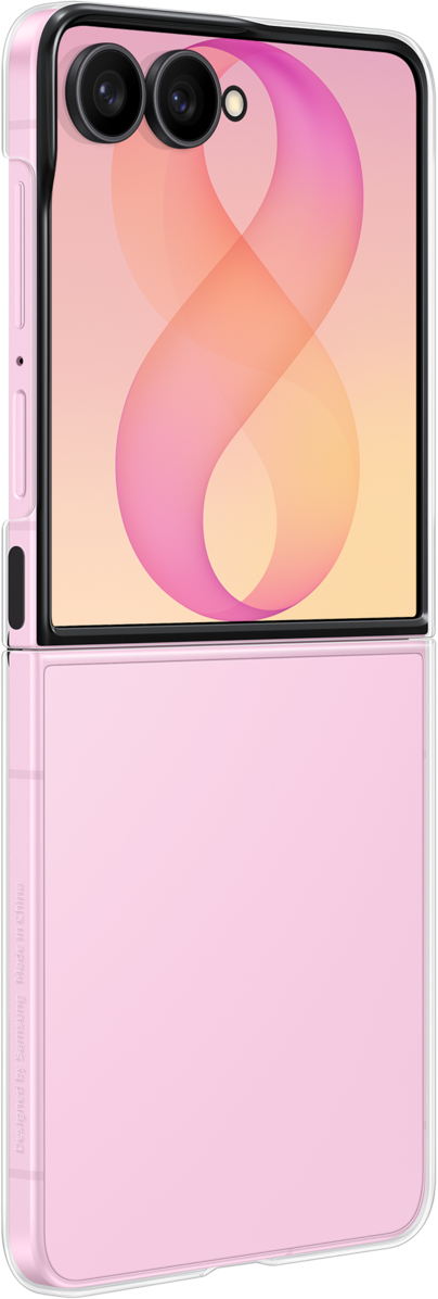 Fodral för Samsung Galaxy Z Flip8 F776, Clear Case, Transparent EF-QF776CTEGWW