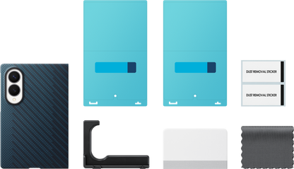 Fodral för Samsung Galaxy Z Fold8 F971, Carbon Magnet Case, Marinblå EF-KF971SNEGWW