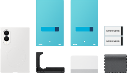 Fodral för Samsung Galaxy Z Fold8 F971, Silicone Magnet Case, Vit EF-EF971CWEGWW