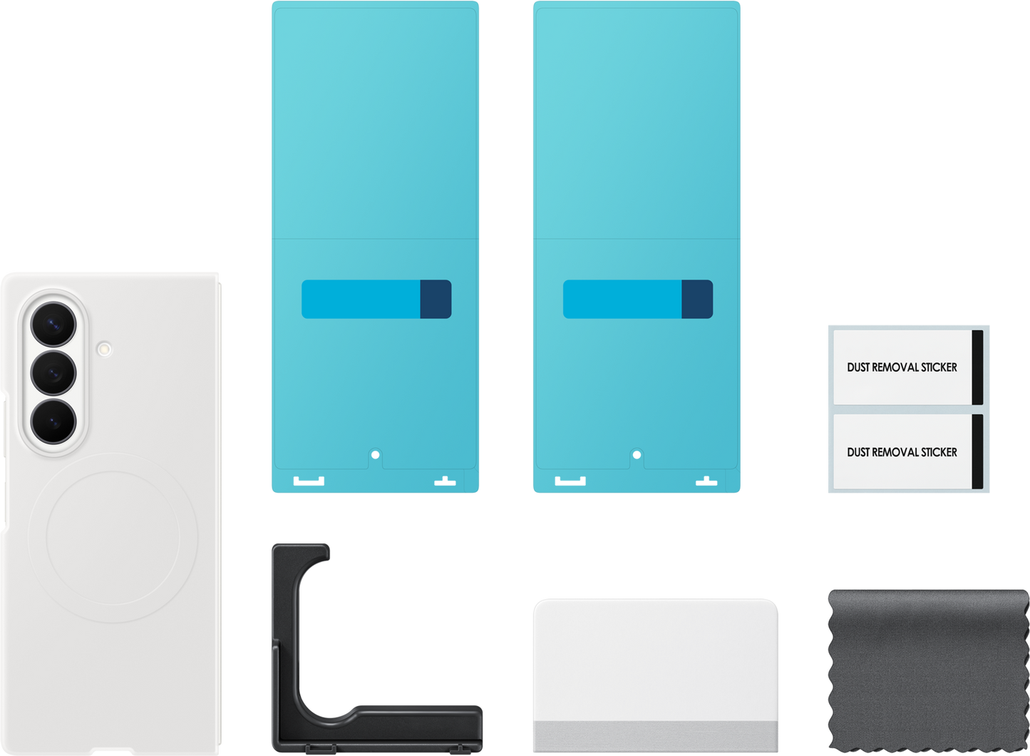 Fodral för Samsung Galaxy Z Fold8 Ultra F976, Silicone Magnet Case, Vit EF-EF976CWEGWW