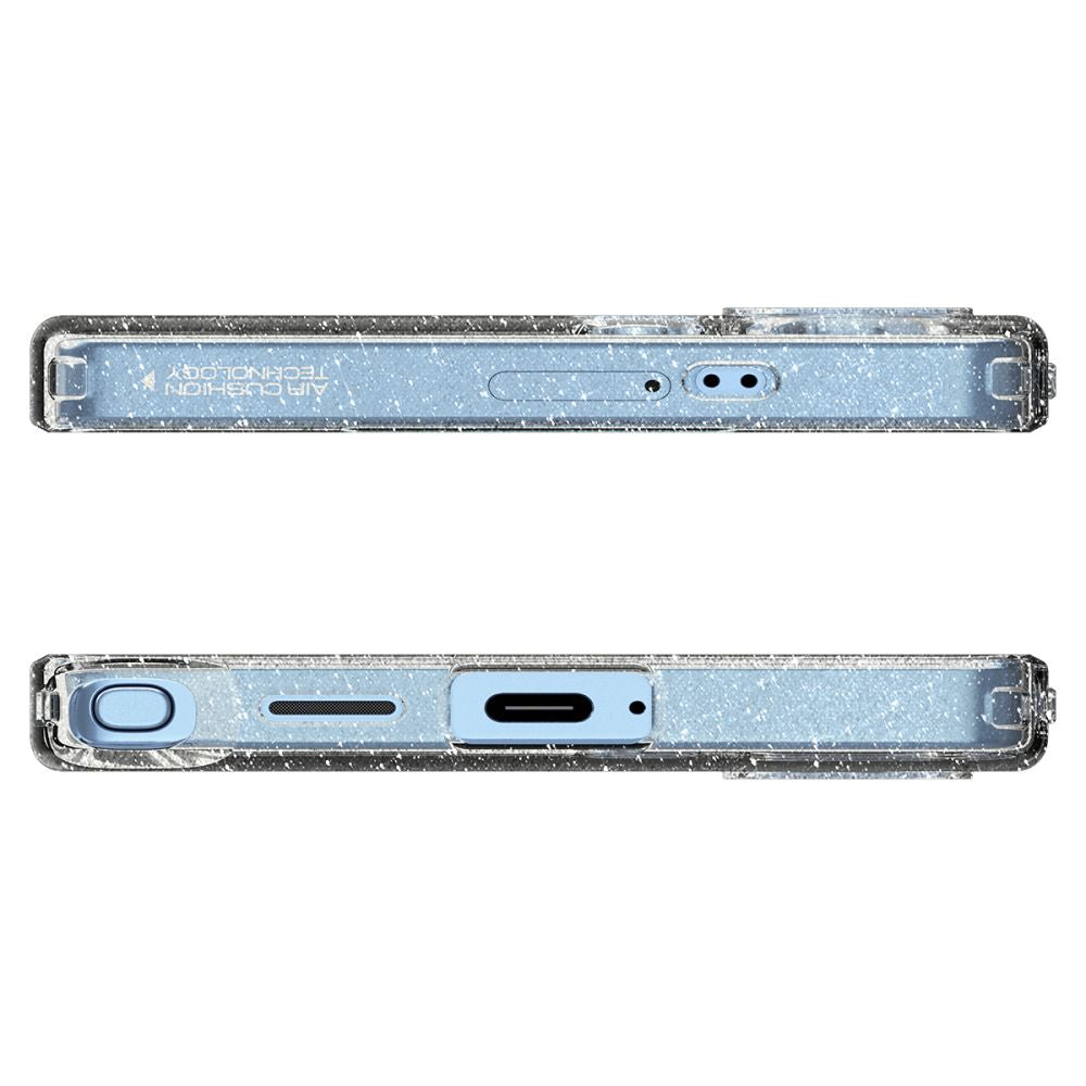 Skyddsfodral för Samsung Galaxy S25 Ultra S938, Spigen, Liquid Crystal Glitter, Transparent ACS08950