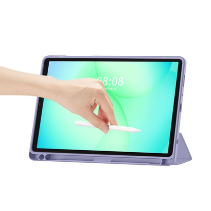 Fodral för Samsung Galaxy Tab A11+ / Tab A9+, Tech-Protect, SC PEN Hybrid, Lila