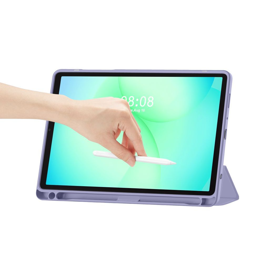 Fodral för Samsung Galaxy Tab A11 / Tab A9, Tech-Protect, SC PEN Hybrid, Lila