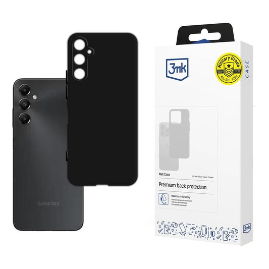 Fodral för Samsung Galaxy A05s A057, 3MK, Matt svart