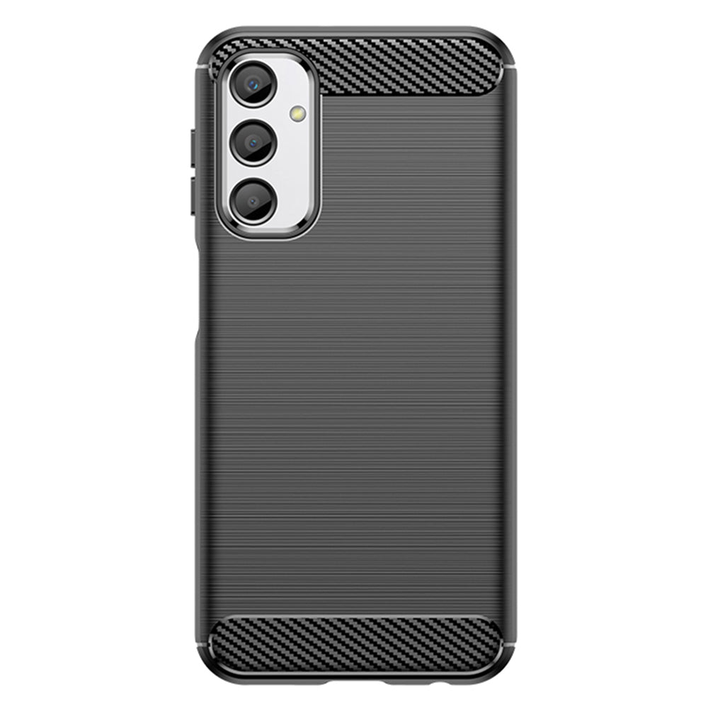 Fodral för Samsung Galaxy A05s A057, Techsuit, Kolfiber, Svart