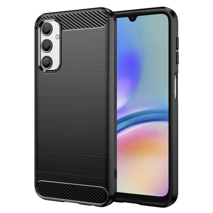 Fodral för Samsung Galaxy A05s A057, Techsuit, Kolfiber, Svart