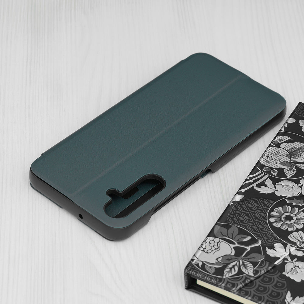 Fodral för Samsung Galaxy A05s A057, Techsuit, eFold, Grön